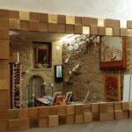 cornice in legno su specchio DecoArt
