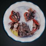 piatto ceramica DecoArt duomo di Orvieto e decorazioni