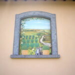 trompe l'oeil su muro