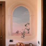 trompe l'oeil su muro
