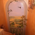 trompe l'oeil su muro