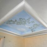 trompe l'oeil su soffitto